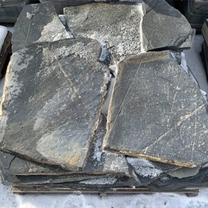 1″ Black Marble Quartzite Flagstone