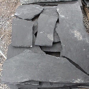 Rundle Stone 1 Inch Flagstone in Black