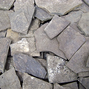 Rundle Stone 1 Inch Flagstone Rubble in Brown