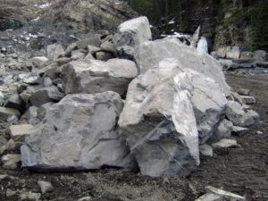 3.5’+ One Way Irregular Boulders